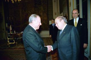 Incontro del Presidente della Repubblica con Jordi Pujol, Presidente del Governo Autonomo della Catalogna