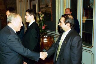 Incontro con il Comitato Promotore delle consultazioni referendarie del 16 maggio 2000, Palazzo del Quirinale