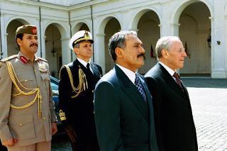Visita ufficiale del Presidente della Repubblica dello Yemen, S.E. il Signor Ali Abdullah Saleh