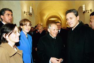 Intervento alla cerimonia di apertura delle Scuderie Papali in occasione dell'inaugurazione della Mostra "I Cento Capolavori dell'Ermitage. Impressionisti e Avanguardie alle Scuderie Papali"