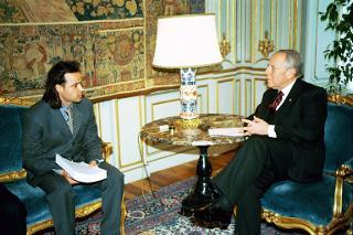 Incontro con il Sig. Klaus Stampfl, Presidente dell'Associazione vittime del Cermis, Palazzo del Quirinale