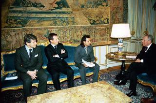 Incontro con il Sig. Klaus Stampfl, Presidente dell'Associazione vittime del Cermis, Palazzo del Quirinale