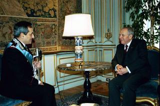 Incontro con il Gen. Brig. Alfonso Venditti, nuovo Capo di Stato Maggiore dell'Arma dei Carabinieri, Palazzo del Quirinale