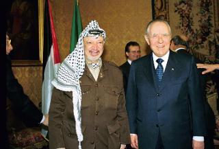 Incontro con il Presidente dell'Autorità Nazionale Palestinese, S.E. il Signor Yasser Arafat