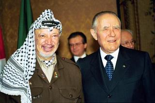 Incontro con il Presidente dell'Autorità Nazionale Palestinese, S.E. il Signor Yasser Arafat