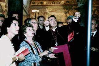 Intervento del Presidente della Repubblica ad Anagni per la visita alla Cattedrale e a Cassino per l'inaugurazione della Mostra &quot;Le Bibbie Atlantiche&quot;