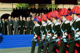 Intervento del Presidente della Repubblica al 186° anniversario di fondazione dell'Arma dei Carabinieri