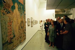 Visita del Presidente della Repubblica alla Mostra &quot;Sandro Botticelli pittore della Divina Commedia&quot;, Roma, Scuderie Papali