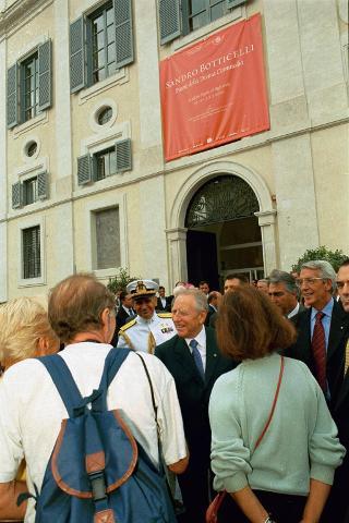 Il Presidente Ciampi visita la Mostra "Sandro Botticelli pittore della Divina Commedia"