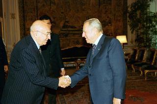 Incontro con l'On. Umberto Cappuzzo, Presidente di Eurodefence-Italia, Palazzo del Quirinale