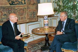 Incontro con l'On. Umberto Cappuzzo, Presidente di Eurodefence-Italia, Palazzo del Quirinale