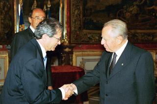 S.E. Sig. Josc Goni Carrasco, nuovo Ambasciatore del Cile: presentazione delle Lettere credenziali, Palazzo del Quirinale