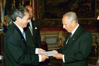 S.E. Sig. Josc Goni Carrasco, nuovo Ambasciatore del Cile: presentazione delle Lettere credenziali, Palazzo del Quirinale