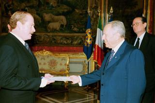 S.E. Mario Alberto Carrera, nuovo Ambasciatore del Guatemala: presentazione delle Lettere credenziali, Palazzo del Quirinale