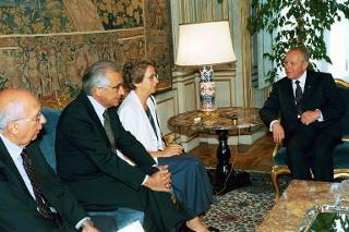 Incontro con i rappresentanti italiani nella Convenzione incaricata di elaborare il testo della Carta dei Diritti Fondamentali dell'Unione Europea