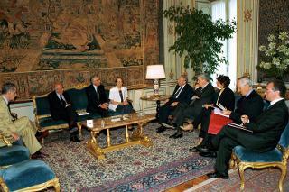 Incontro con i rappresentanti italiani nella Convenzione incaricata di elaborare il testo della Carta dei Diritti Fondamentali dell'Unione Europea