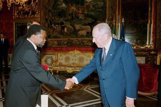S.E. Wilfred Emvula, nuovo Ambasciatore di Namibia: presentazione delle Lettere credenziali, Palazzo del Quirinale
