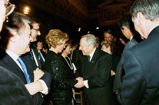 Concerto de "I Solisti Veneti" in occasione del 25° anniversario di costituzione del FAI - Fondo per l'Ambiente Italiano, Palazzo del Quirinale, Salone dei Corazzieri