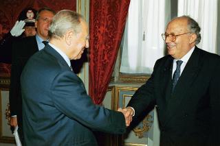 Incontro con Gerardo Bianco, Presidente dell'Associazione Nazionale per gli Interessi del Mezzogiorno d'Italia e della Società Magna Grecia, con i componenti i Consigli Direttivi delle due associazioni