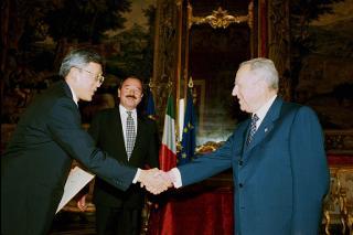 S. E. Akira Hayashi, nuovo Ambasciatore del Giappone: presentazione delle Lettere credenziali, Palazzo del Quirinale