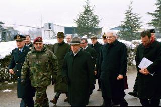 Visita del Presidente della Repubblica al Contingente italiano in Kossovo