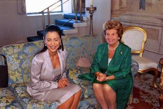 La Sig.ra Franca Ciampi incontra S.A.R. Lalla Meriem, Principessa del Marocco, Palazzo del Quirinale
