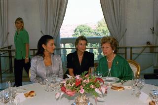 La Sig.ra Franca Ciampi incontra S.A.R. Lalla Meriem, Principessa del Marocco, Palazzo del Quirinale