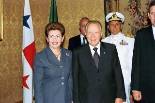 Incontro con la Signora Mireya Moscoso, Presidente della Repubblica di Panama, Palazzo del Quirinale