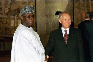Visita ufficiale del Presidente della Repubblica Federale della Nigeria, S.E. il Signor Olusegun Obasanjo