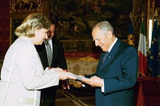 S.E. Maria De Los Angeles Florez Prida, nuovo Ambasciatore di Cuba: presentazione delle Lettere credenziali, Palazzo del Quirinale