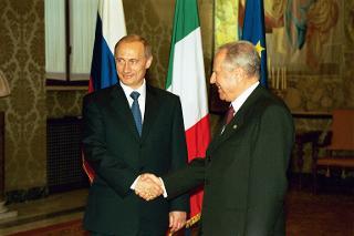 Incontro e successivo pranzo in onore del Presidente della Federazione Russa, S.E. il Signor Vladimir Putin