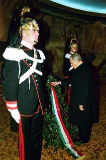 Intervento del Presidente della Repubblica alla cerimonia celebrativa della Festa di S. Barbara, Patrona dei Vigili del Fuoco, Roma, Capannelle