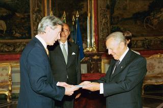 S.E. Sig. John Alan Sheperd, nuovo Ambasciatore di Gran Bretagna: presentazione delle Lettere credenziali, Palazzo del Quirinale