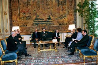 Incontro con l'On. Ing. Giorgio Tombesi, Presidente del Circolo della Cultura e delle Arti di Trieste e  con i componenti il Consiglio di Presidenza del sodalizio