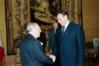 Incontro con il Presidente della Repubblica dell'ex Repubblica Jugoslava di Macedonia, Signor Boris Traykovski, Palazzo del Quirinale