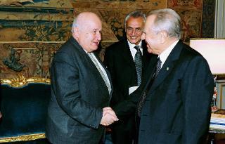 Incontro con l'On. Prof. Giuseppe Vacca, Presidente della Fondazione Istituto Gramsci, Palazzo del Quirinale