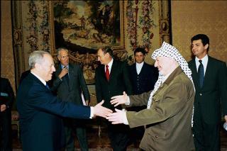 Incontro con il Presidente dell'Autorità Nazionale Palestinese, S.E. il Signor Yasser Arafat