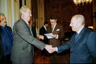 Incontro con il Sig. Milos Zeman, Primo Ministro della Repubblica Ceca, Palazzo del Quirinale