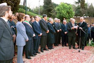 Intervento del Presidente della Repubblica alla cerimonia commemorativa del 57° anniversario dell'eccidio delle Fosse Ardeatine
