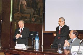 Intervento del Presidente della Repubblica alla commemorazione del Prof. Federico Caffè ed alla successiva proiezione in anteprima del film "L'ultima lezione", Roma, Università degli Studi "La Sapienza"