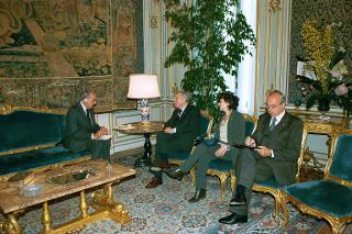 Incontro con il Dott. Umberto di Capua, Presidente dell'Agenzia Sviluppo Italia, Palazzo del Quirinale