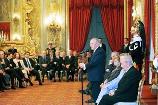 Incontro con il Consiglio di Presidenza, il Consiglio Direttivo ed i candidati ai Premi David di Donatello per il 2001