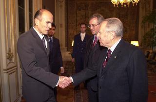 Incontro con il Sig. Yanez Drnovsek, Primo Ministro della Repubblica di Slovenia, Palazzo del Quirinale