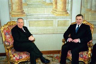 Colazione con il Presidente del Governo della Federazione Russa, Signor Mikhail Kasyanov