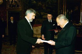 S.E. Sig. Drago Kraljevic, nuovo Ambasciatore della Croazia: presentazione delle Lettere credenziali, Palazzo del Quirinale