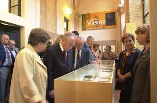 Visita del Presidente della Repubblica in anteprima alla mostra sulla figura e sull'opera della scrittrice Paola Masino, Roma, Casa delle Letterature
