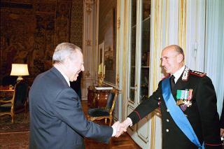Visita di congedo del Gen. C.A. Giovanni Narici, Vice Comandante dell'Arma dei Carabinieri