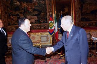 S.E. Sig. Mokhtar Reguig, nuovo Ambasciatore dell'Algeria: presentazione delle Lettere credenziali, Palazzo del Quirinale