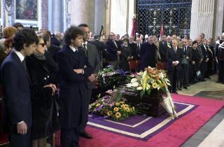 Intervento del Presidente della Repubblica ai funerali del Maestro Giuseppe Sinopoli, Roma, Basilica di Santa Maria degli Angeli e dei Martiri