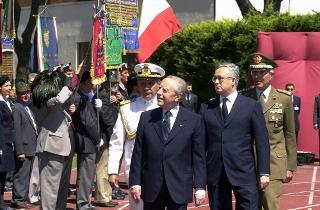 Intervento del Presidente della Repubblica alla Caserma Italia ad Ostia per la celebrazione del 227° anniversario di fondazione del Corpo della Guardia di Finanza